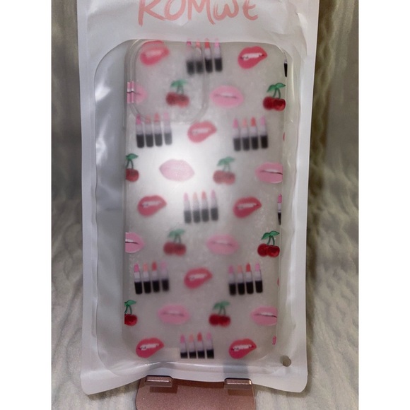 Lips & Cherry Print iPhone 12 Pro Max Case 🍒 - Picture 6 of 17